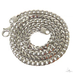 Silver Solid Franco Link Chain 4mm 24 Inches 69819 - Image 4