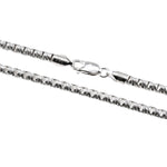 Silver Solid Round Slashed Box Link Chain 3.5mm 20 Inches 70621 - Image 3