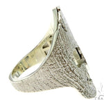 Silver Spartan Mask TraxNYC Prong Diamond Ring 57663 - Image 6