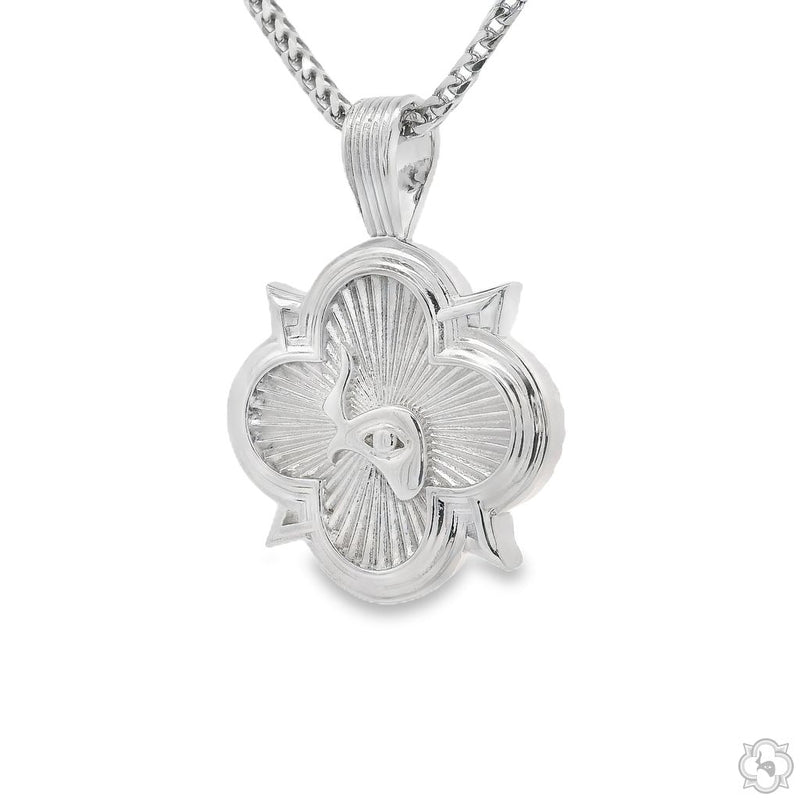 SOLD OUT Silver Trax Logo Pendant Set With Franco Chain, Limited Edition, photo 2 of 5