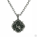 Silver TraxNYC Logo Antiqued Finish Pendant Set With Cable Chain - Limited Edition 70848 - Image 1