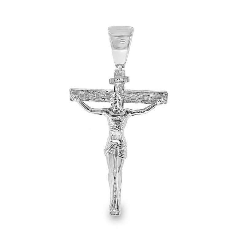 Silver Crucifix Jesus Cross Small 71146