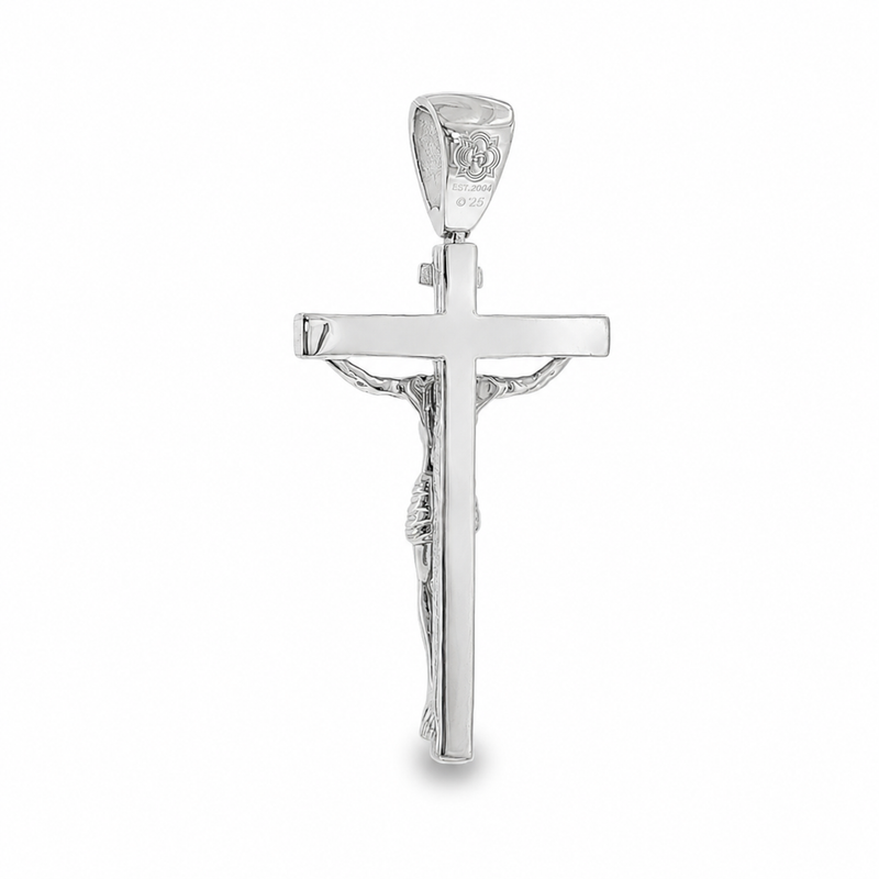 Silver Crucifix Jesus Cross Small 71146