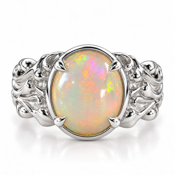 Silver Starry Night Ring