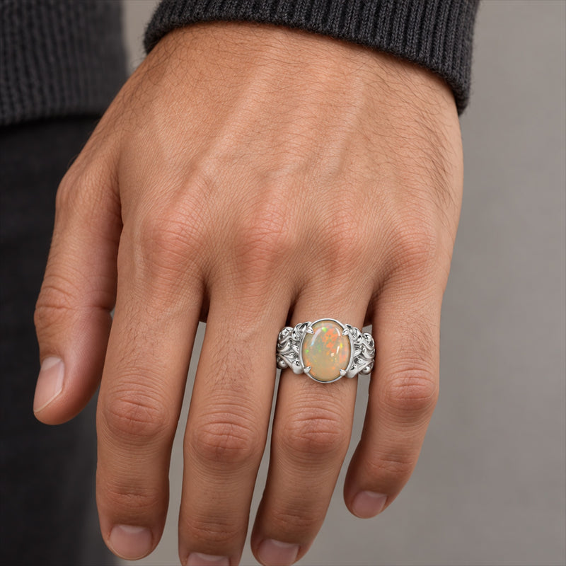 Silver Starry Night Ring, view 7