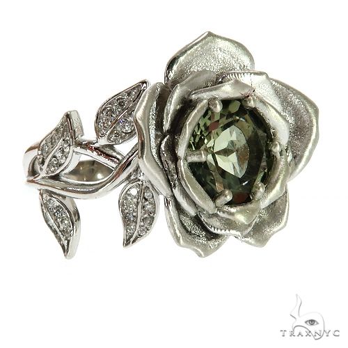 Silverleaf Rose Ring .925 Silver 69998 - Image 1