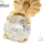 Single Prong Diamond  Earring Stud 63556 - Image 3