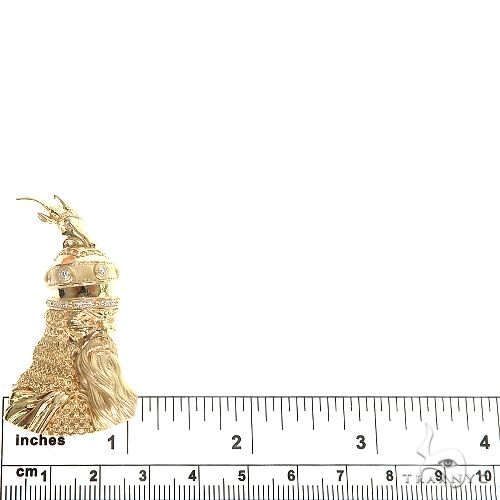 14K Gold Skanderbeg Albanian Military Commander Pendant, photo 6 of 7