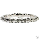 Skull Links Silver Bracelet 70248