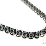 Skull and Cross Crucifix Black Diamond Pendant Chain 49785 - Image 13