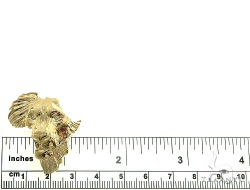 Small African Lion Face Pendant  66348 - Image 7
