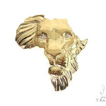 Small African Lion Face Pendant 66345 - Image 5