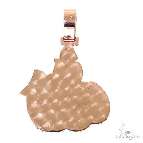 14K Gold Small Diamond Allah Pendant, photo 4 of 6