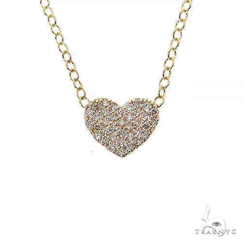 Small Heart Diamond Pendant 68748 - Image 1