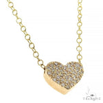 Small Heart Diamond Pendant 68748 - Image 2