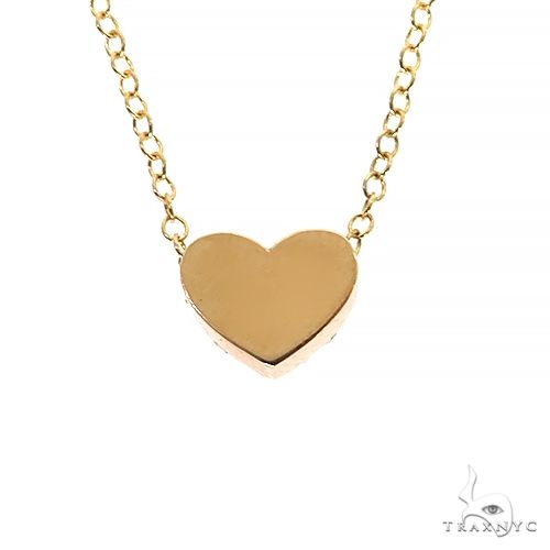 Small Heart Diamond Pendant 68748 - Image 3