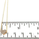 Small Heart Diamond Pendant 68748 - Image 4