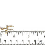 Small Jewish Chai Diamond Pendant 68738 - Image 6