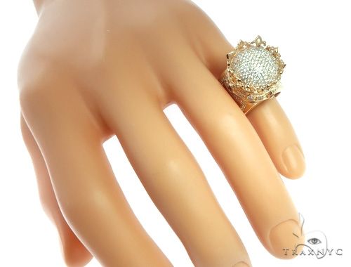 14K Gold Small Royal Crown Ring, photo 4 of 13
