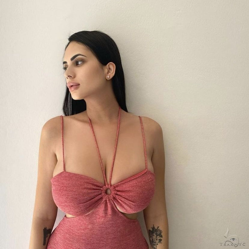 Small Sakura Sapphire Diamond Flower Earrings 66856 - Image 7