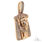 Small Size Jesus Diamond Pendant 68906 - Image 2