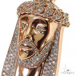 Small Size Jesus Diamond Pendant 68906 - Image 3