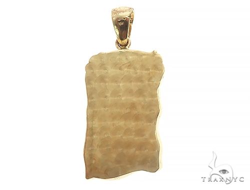Small Solid 10K Gold Jesus Pendant 56770 - Image 3