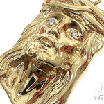 Small Solid 10K Gold Jesus Pendant 56770 - Image 5