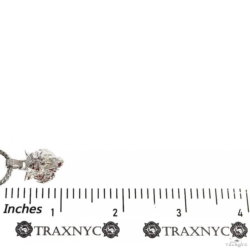 Small Tiger Head Pendant Set .925 Silver 70059 - Image 6