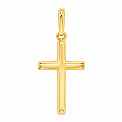 Small 14k Gold Cross Pendant 71785