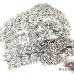 Snow Queen Diamond Wedding Ring Set 27166 - Image 2