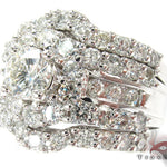 Snow Queen Diamond Wedding Ring Set 27166 - Image 4