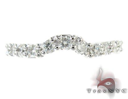 Snow Queen Diamond Wedding Ring Set 27166 - Image 7