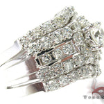 Snow Queen Diamond Wedding Ring Set 27166 - Image 8