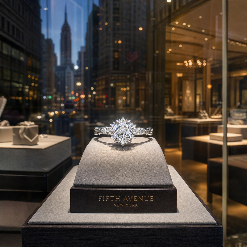 Snow Angel Engagement Ring 71486