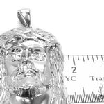 Solid 14K Gold Jesus Pendant 45405 - Image 5