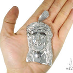 Solid 14K Gold Jesus Pendant 45405 - Image 7