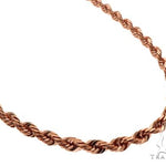 Solid 14K Rose Gold Rope Link Chain 30 Inches 7mm   64582 - Image 2