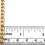 Solid 18K Yellow Gold Franco Link Chain 28 Inches 5mm   67158 - Image 6