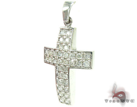 14K Gold Solid Arctic Cross Crucifix, photo 3 of 9