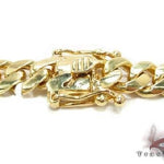 Solid Miami Cuban Link Chain 10K Yellow Gold 20 Inches 12.5mm   67153 - Image 3