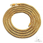 Solid Miami Cuban Link Chain 10K Yellow Gold 20 Inches 3.5mm   67103 - Image 4