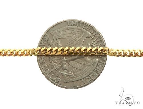 10K Gold miami cuban chain, 2.6 mm, photo 5 of 6