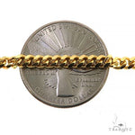 Solid Miami Cuban Link Chain 10K Yellow Gold 26 Inches 3.5mm   67106 - Image 3