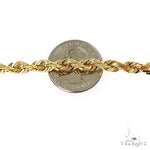 Solid Rope Link Chain 14K Yellow Gold 28 Inches 5.7mm   66182 - Image 5