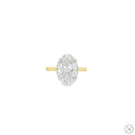 Solis 4ct Oval Engagement Ring 70593 - Image 1