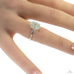 Solitaire Oval Diamond Engagement Ring (L) 70113 - Image 7