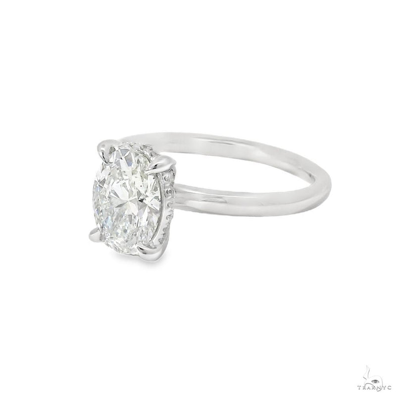 Solitaire Oval Diamond Engagement Ring (M) 70112 - Image 2