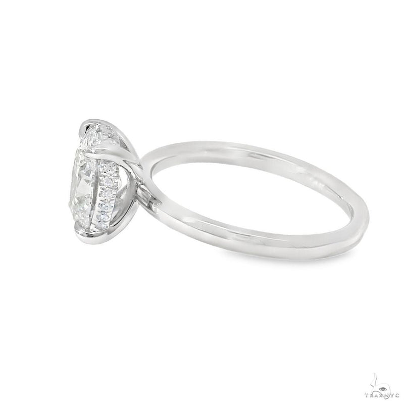 Solitaire Oval Diamond Engagement Ring (M) 70112 - Image 4