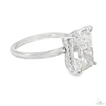 Solitaire Radiant Diamond Engagement Ring (L) 70117 - Image 3